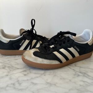 Adidas Originals Samba OG Black Cream Gum Sole Trainer Women 7.5 / EU 39 Sneaker